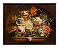 Two Floral Still Life Works