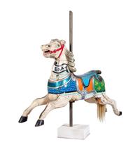A Polychrome Carved Wood Carousel Horse