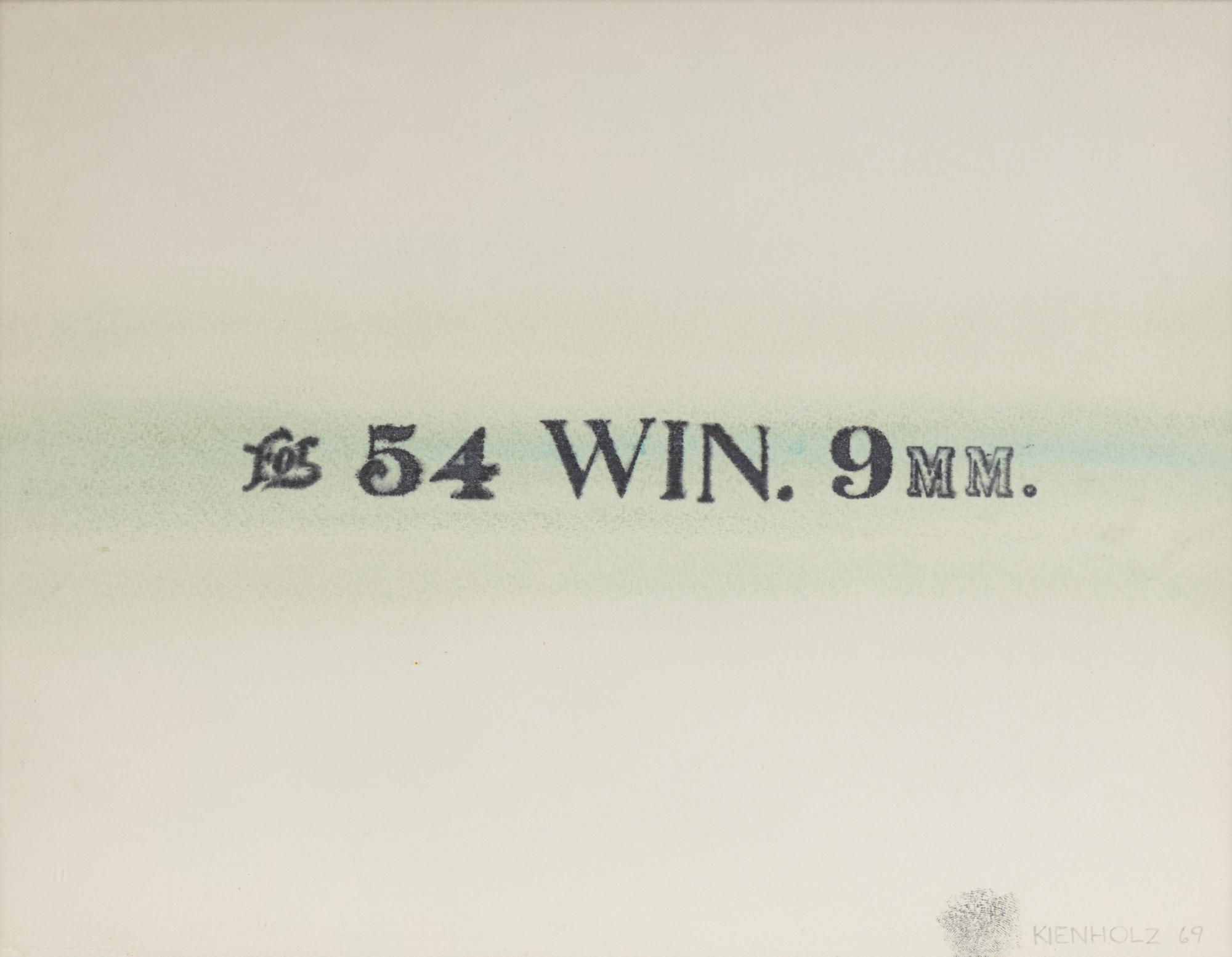 For 54 WIN. 9MM. , 1969