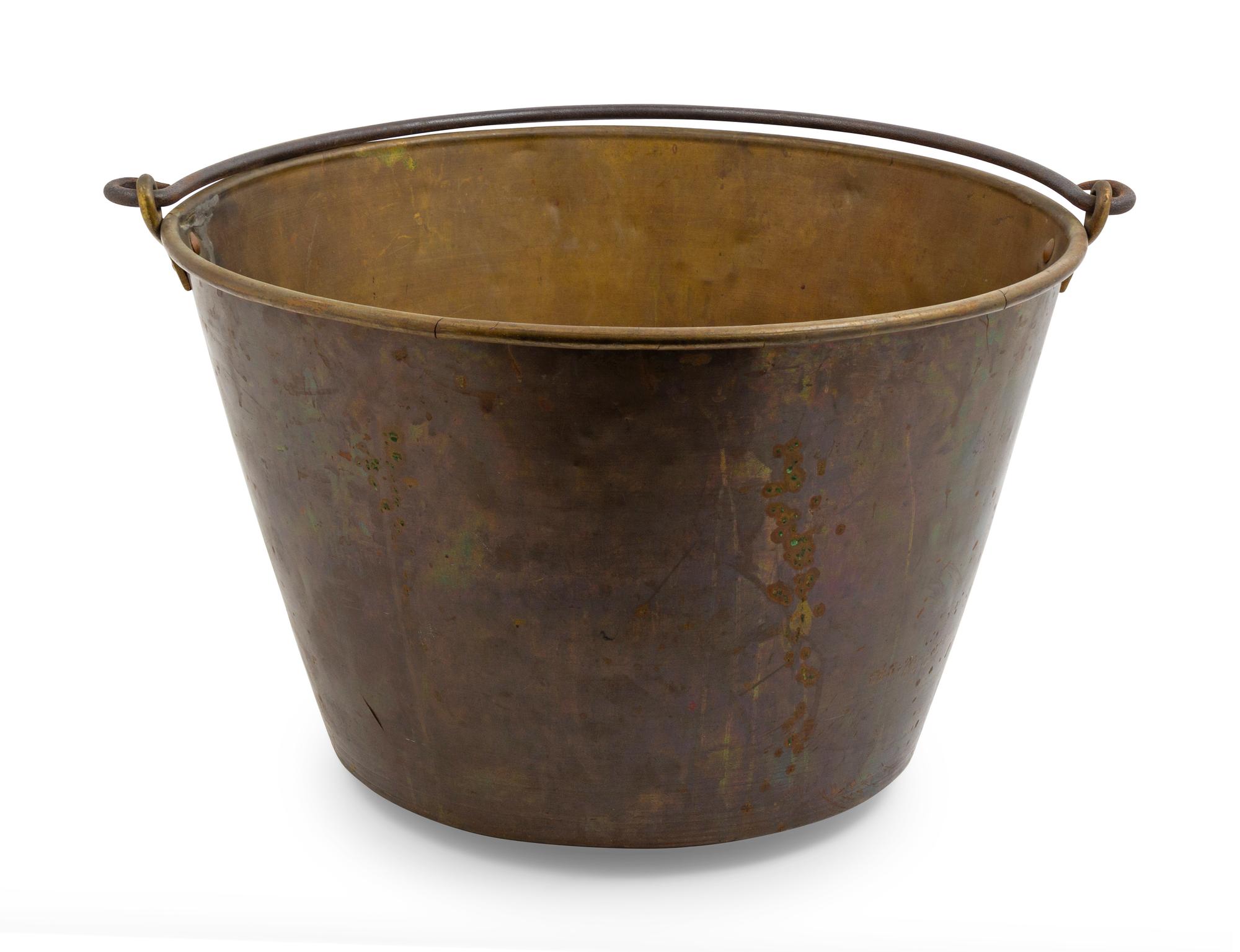 A Primitive Brass Pail