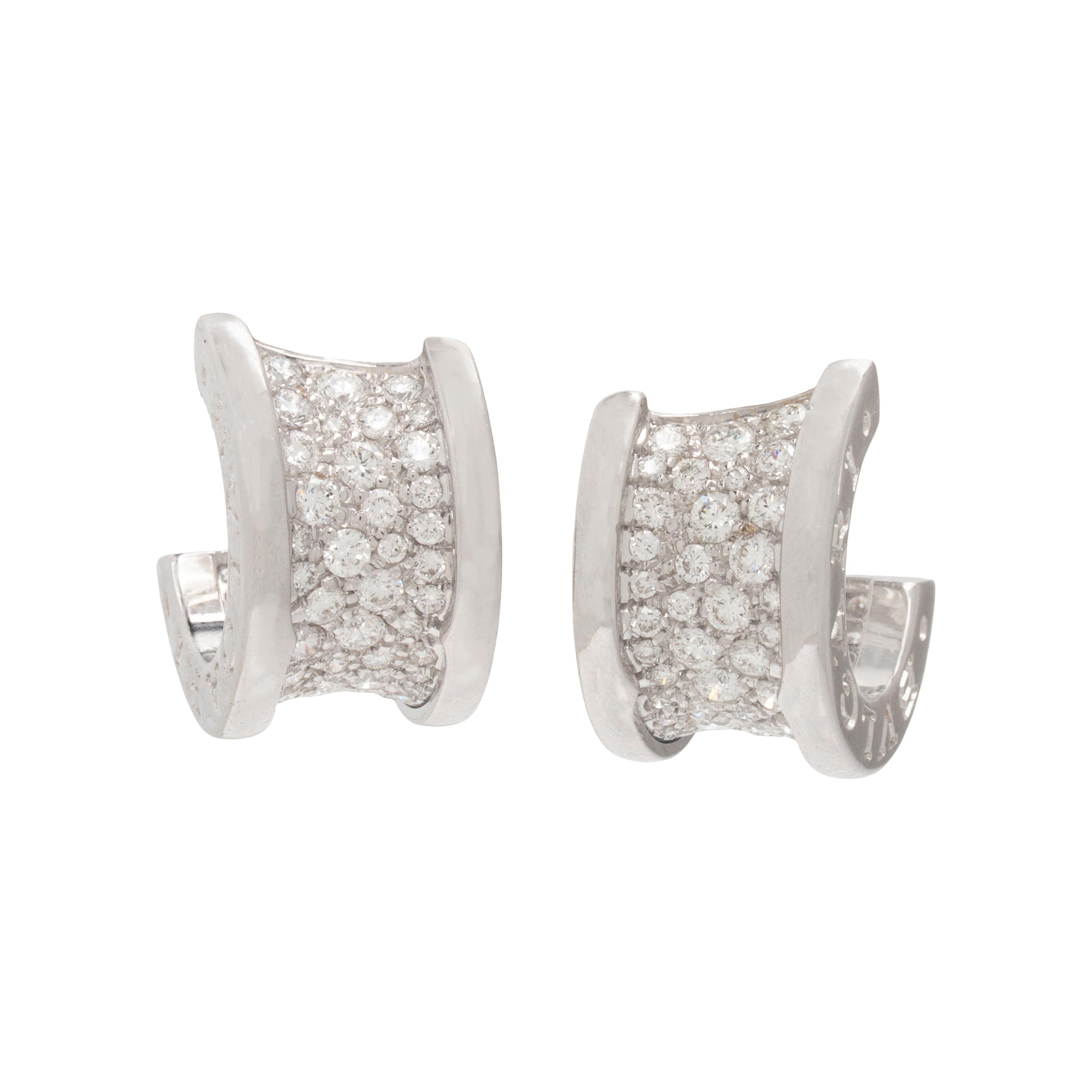 Bulgari, Diamond and White Gold 'B.zero1' Demi-Parure