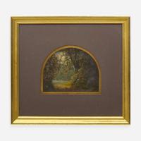 Attributed to Henry Ward Ranger (1858-1916) Small Landscape of Central Park, New York
