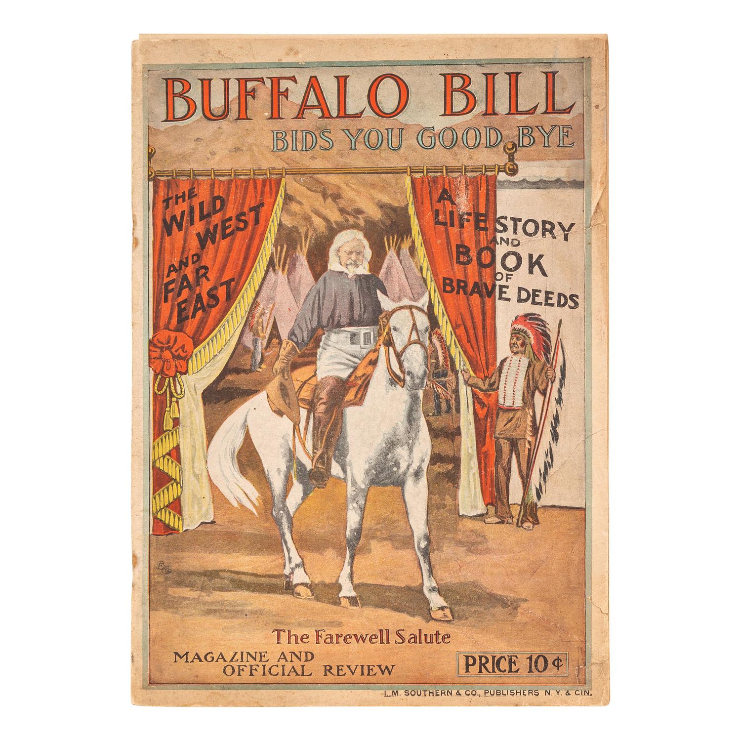 [WILD WEST SHOWS]. A group of 3 Buffalo Bill and Wild West booklets, incl. programmes for 1909 and 1910.