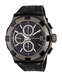 CONCORD, REF. 01.6.40.1081 TITANIUM AND CERAMIC 'C1' CHRONOGRAPH WATCH