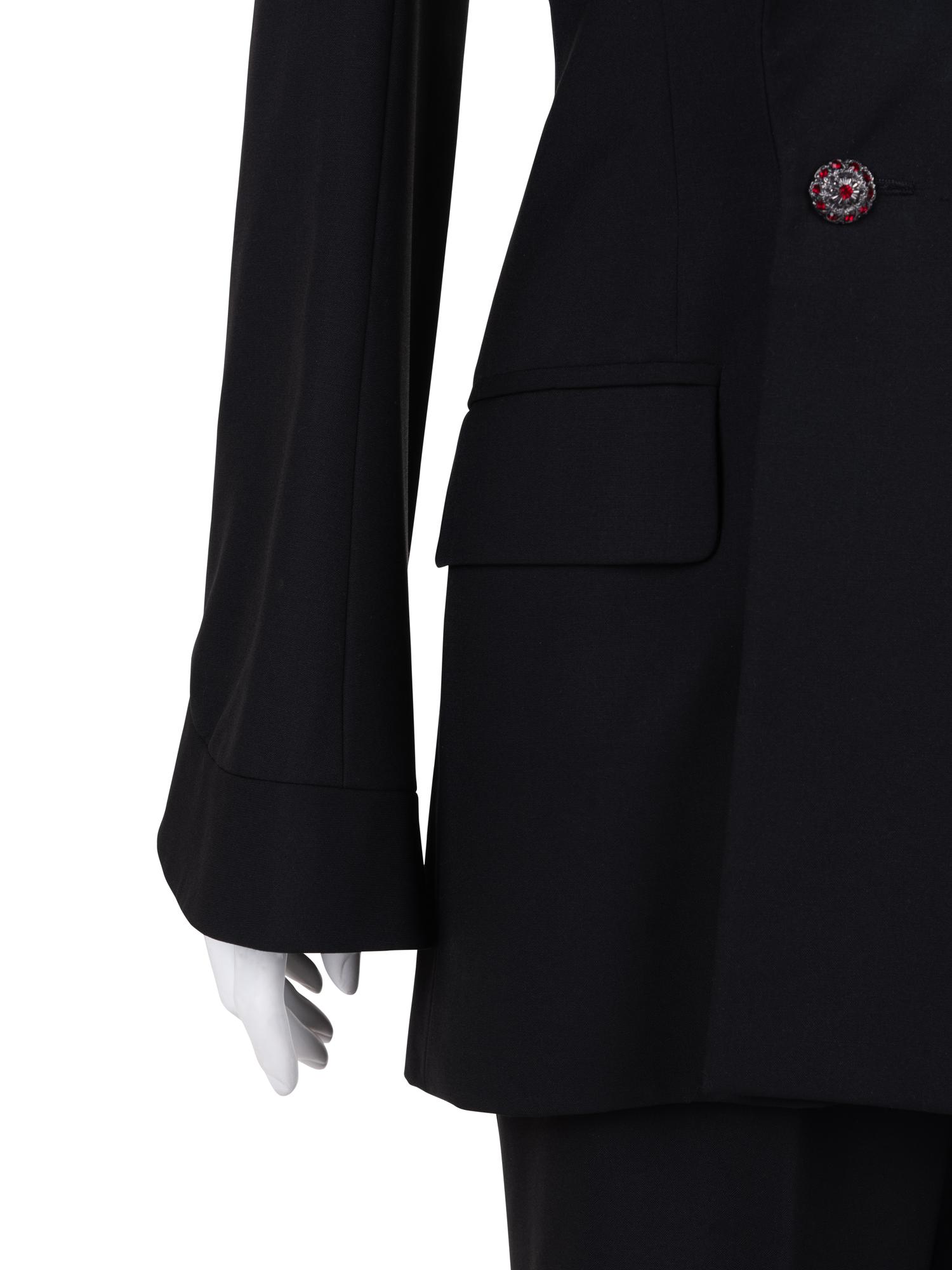 Givenchy Haute Couture Double Breasted Pant Suit, Fall/Winter 1997