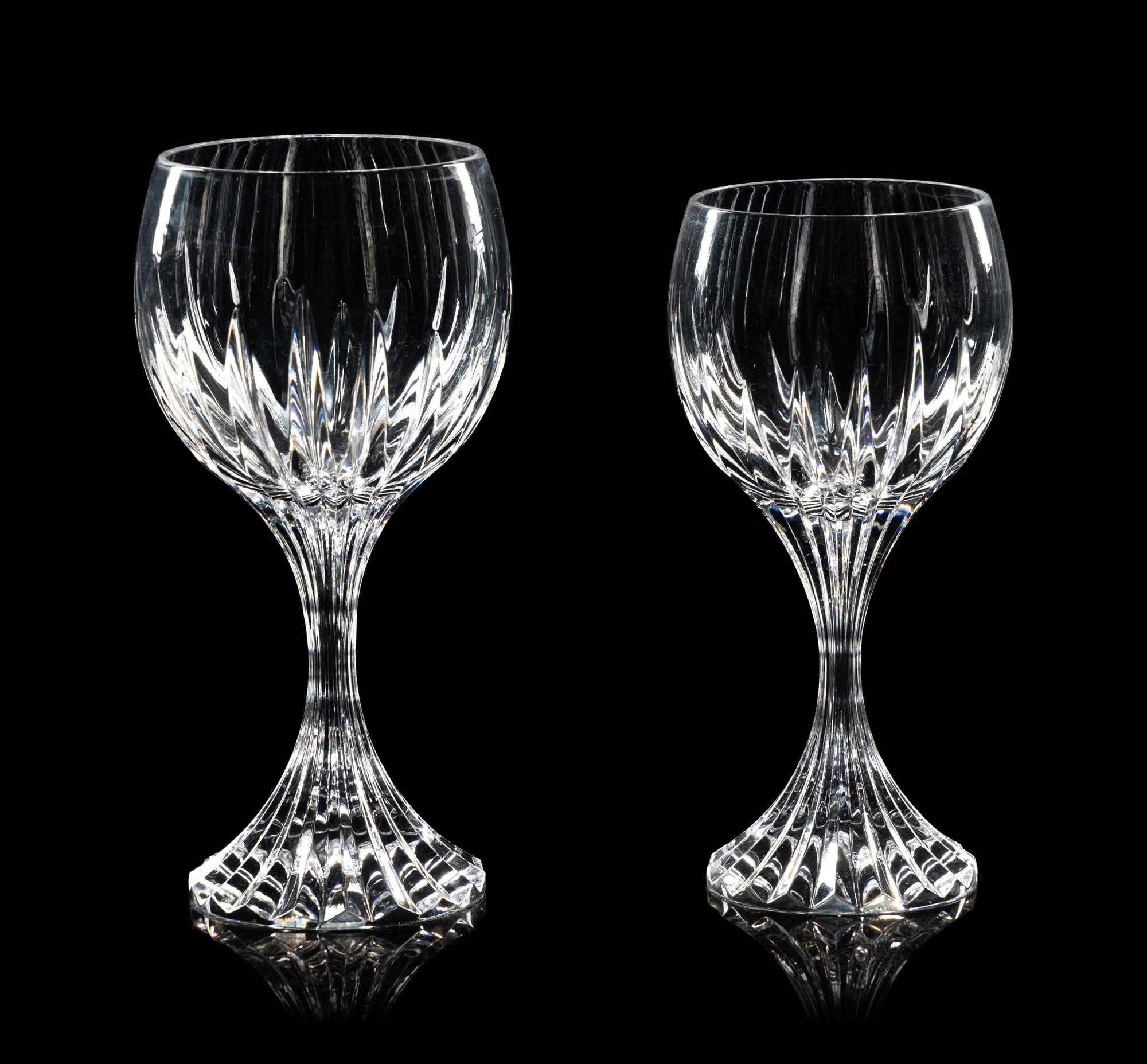 A Set of Baccarat Massena Stemware