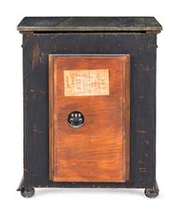 A Pair of Regency Style Indian Rosewood Marble-Top Cabinets