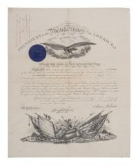 [WESTERN AMERICANA -- CIVIL WAR -- LINCOLN]. Papers of Captain Joseph Claypoole Clark, 4th US Light Artillery, Battery E, WIA Antietam, including frontier and Civil War correspondence, photography, and appointment signed by Lincoln as President.