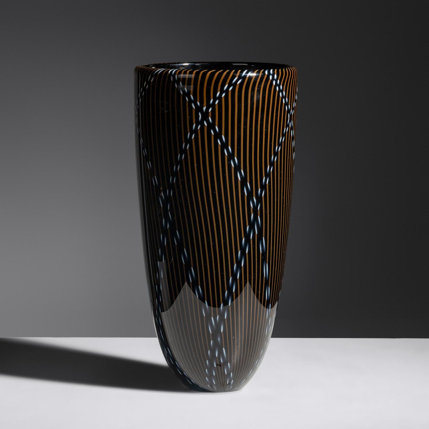 Blown Glass Vase, 1988 Effetre International, Italy