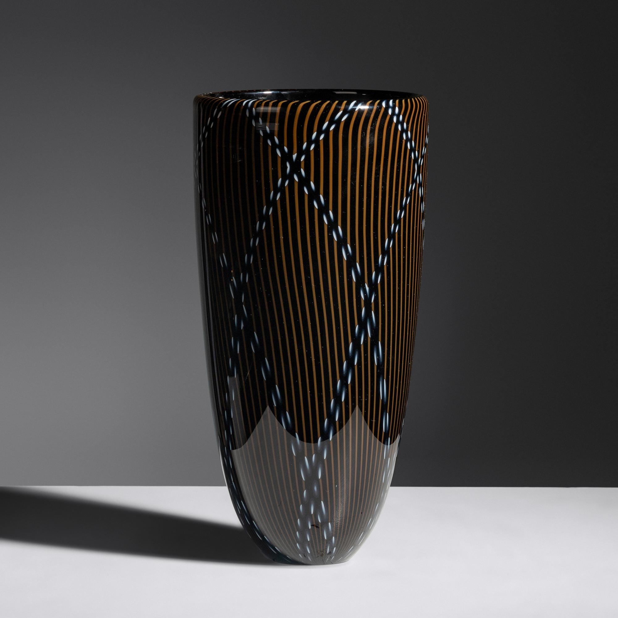Blown Glass Vase, 1988 Effetre International, Italy
