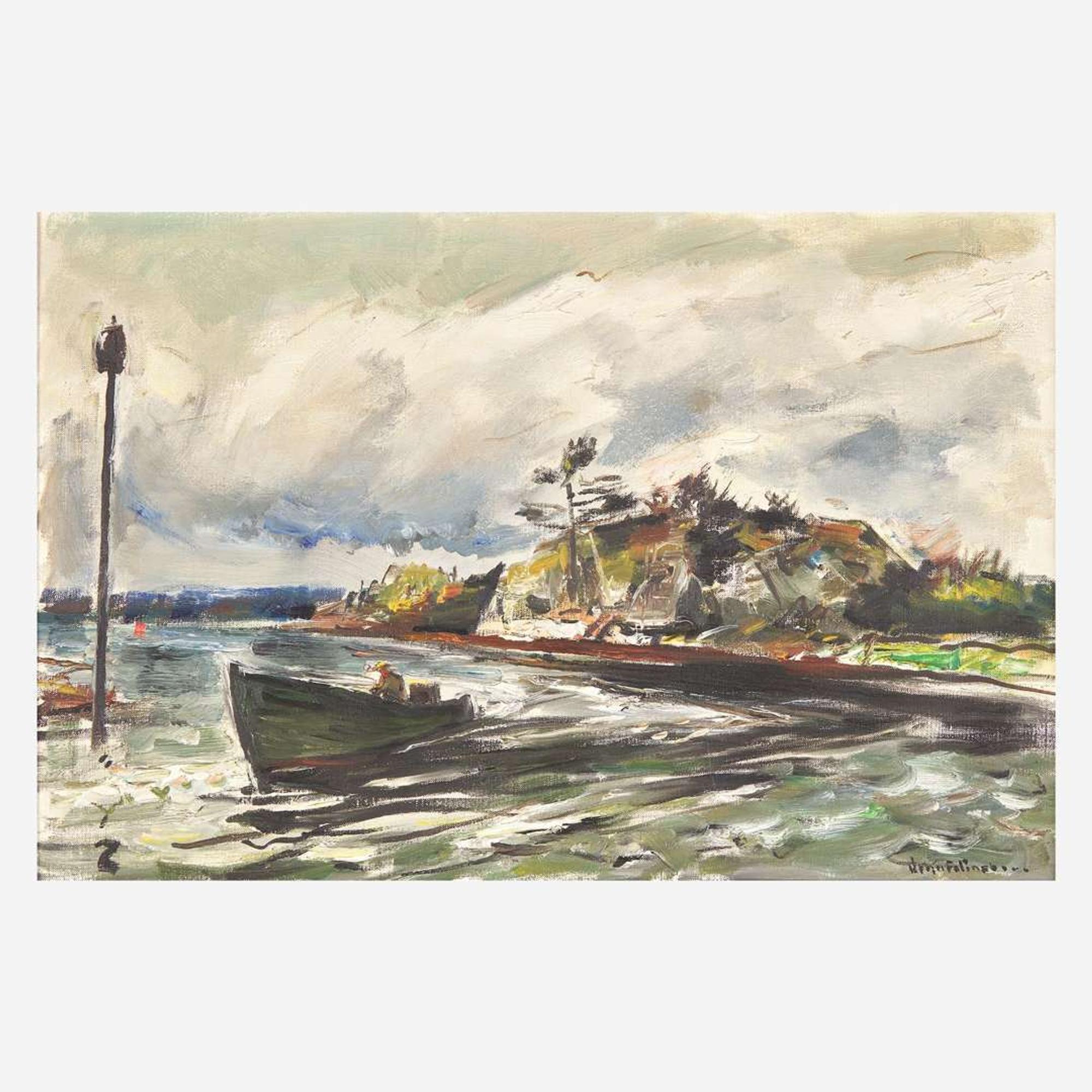 John Fulton Folinsbee (American, 1892–1972) Outtide, Maine