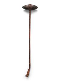 Plains Bi-pointed Grooved Stone Club