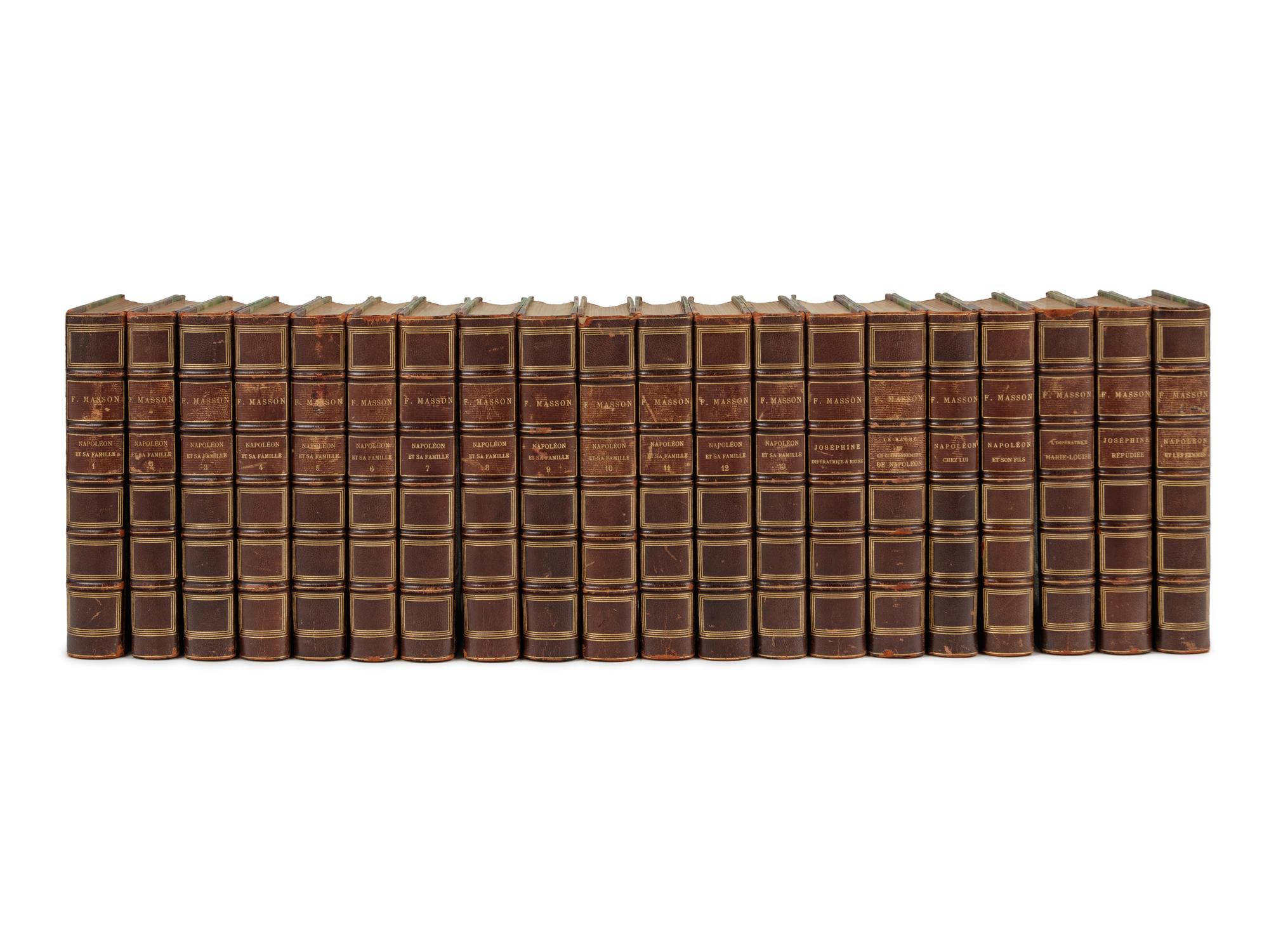 MASSON, Frédéric (1847-1923). [NAPOLEON]. A group of 8 works published in Paris by Albin Michel, Éditeur and Librairie Paul Ollendorff, ca 1914-1926, comprising: