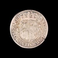 [GREAT BRITAIN] SCOTLAND. Charles I 12 Shilling ND (1637-1642); F stamped above crown on reverse.
