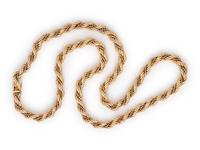 BICOLOR GOLD NECKLACE