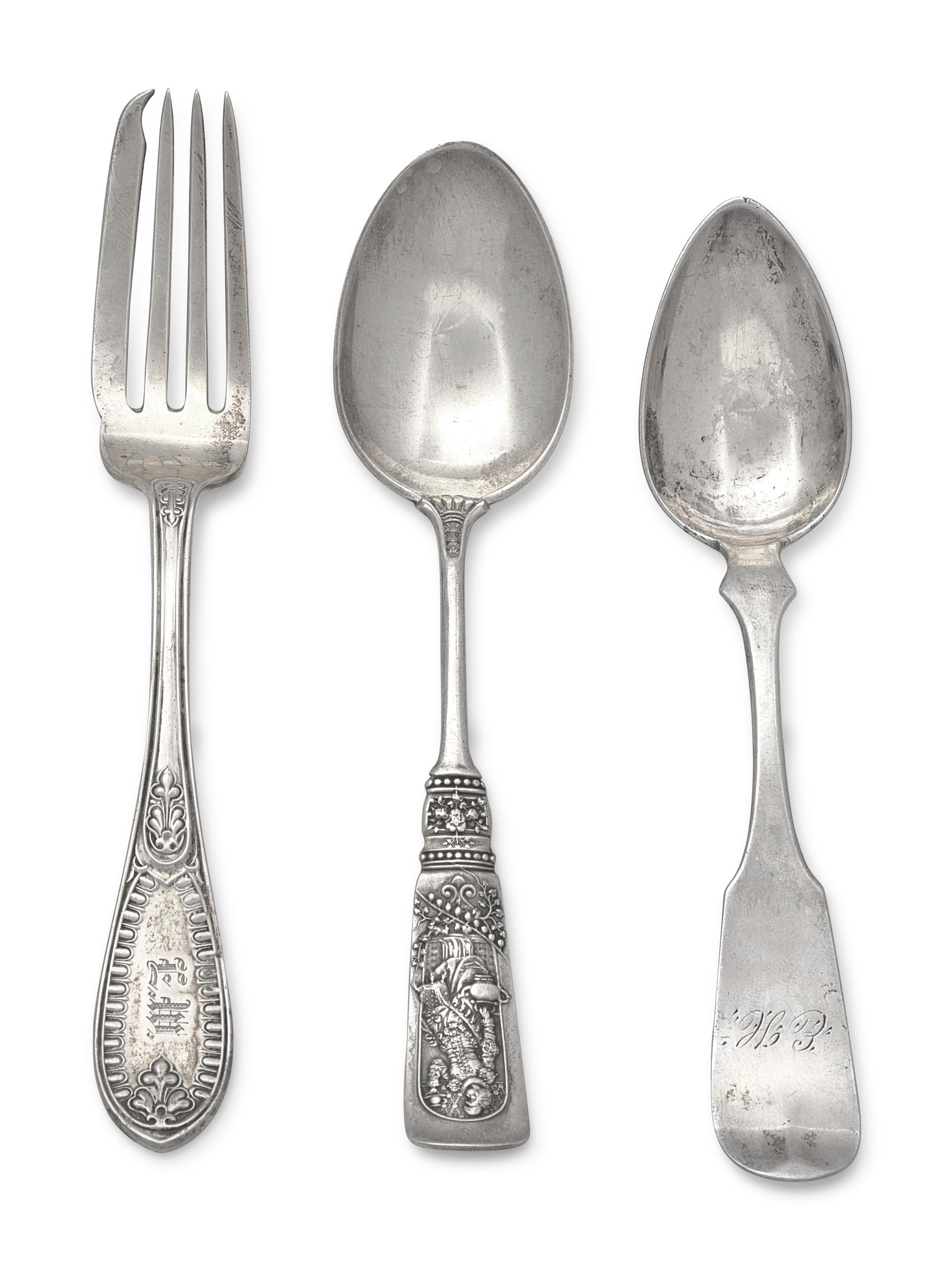 A Cased Three-Piece Sterling Silver Tea Service, Gorham Mfg. Co., Providence, RI, Date Mark for 1887