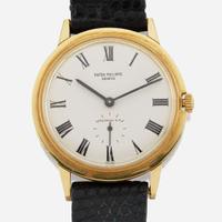 A gentlemen's self-winding gold dress watch, Patek Philippe Hausmann & Co, Ref. 3542