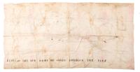 [RELIGION]. Leaving the Old Home or Going Through the Lion . Illustrated church tent revival banner. [ca 1910s-1920s].