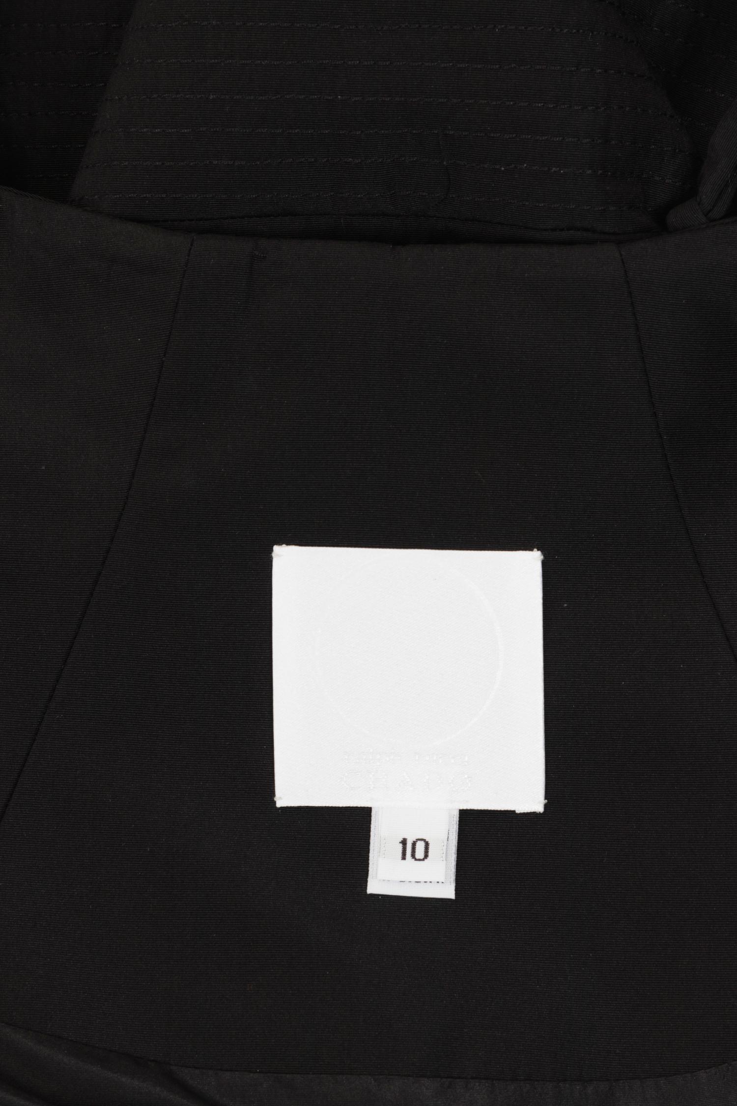 Ralph Rucci Silk Taffeta Jacket with Topstitching Detail