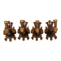 A Set of Four Spanish Renaissance Style Single-Light Sconces