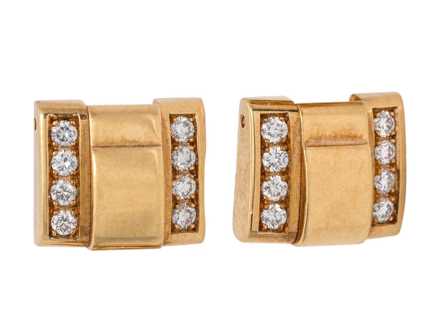 JAEGER-LECOULTRE, 18K YELLOW GOLD AND DIAMOND 'IDEALE' WRISTWATCH