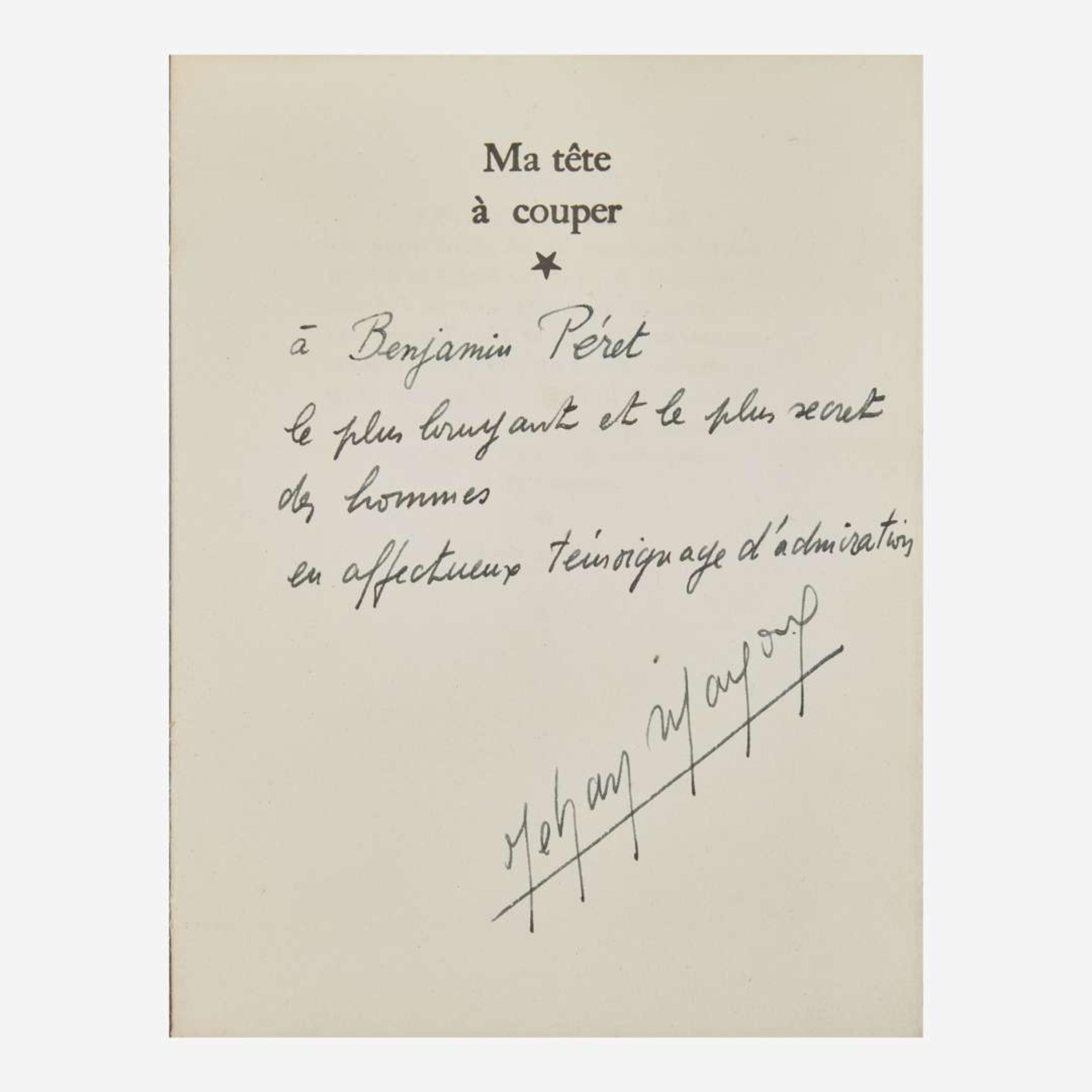 [Art] [Tanguy, Yves] Mayoux, Jehan Ma tête à couper