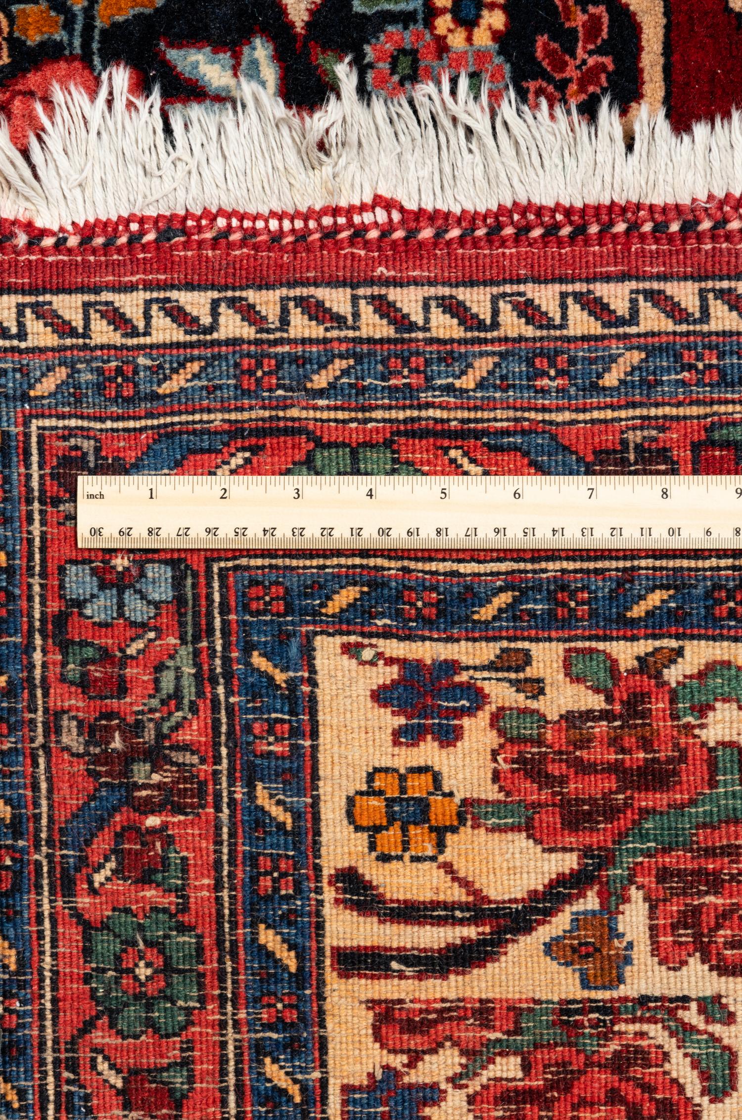 A Meshed Wool Rug