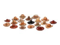 Pueblo Pottery Cowboy Hats and Sombreros