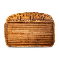 Thompson River Polychrome Imbricated Storage Basket