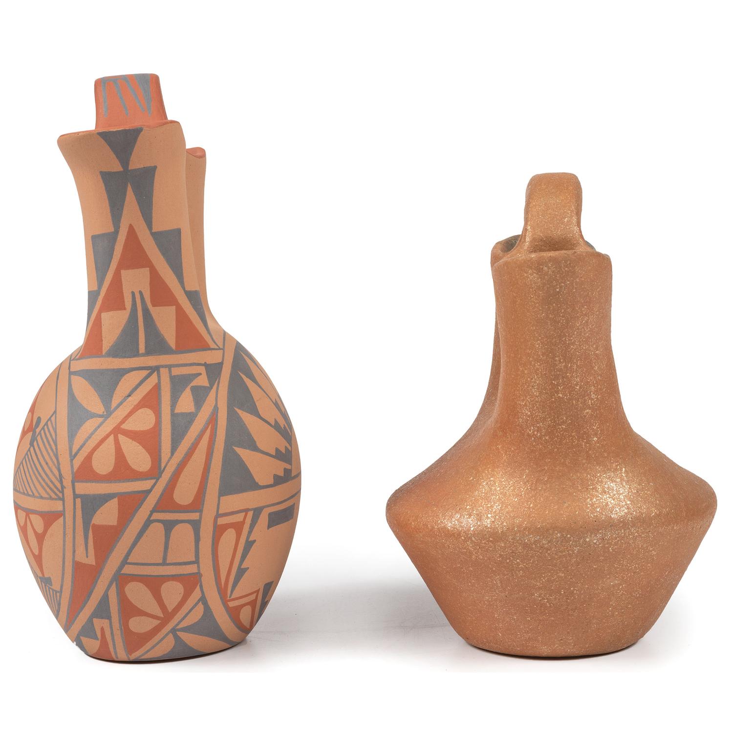 Jemez and Taos Pottery Wedding Vases