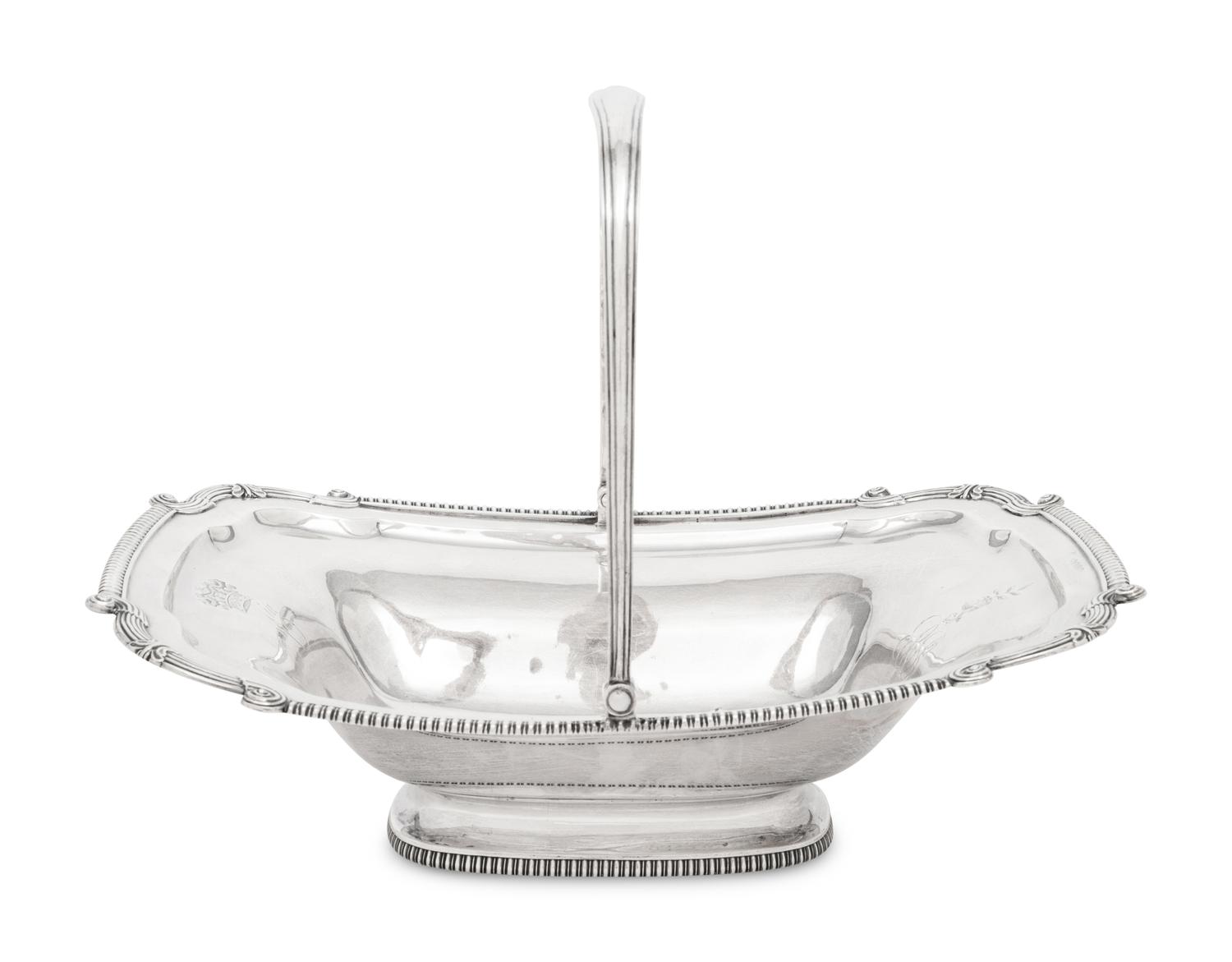 A George III Silver Centerpiece Basket