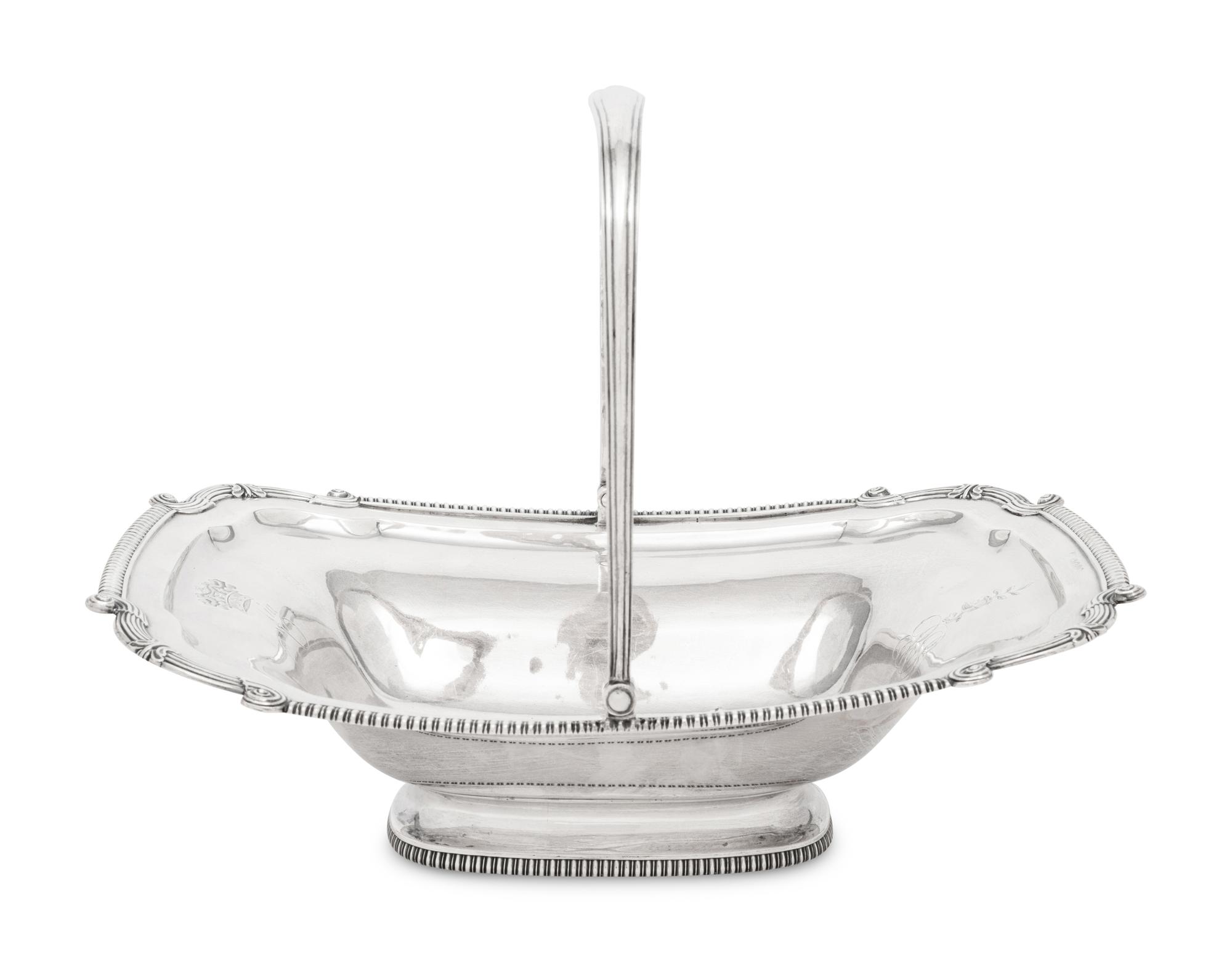 A George III Silver Centerpiece Basket
