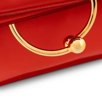 J.W. ANDERSON, RED LEATHER 'PIERCE' BAG