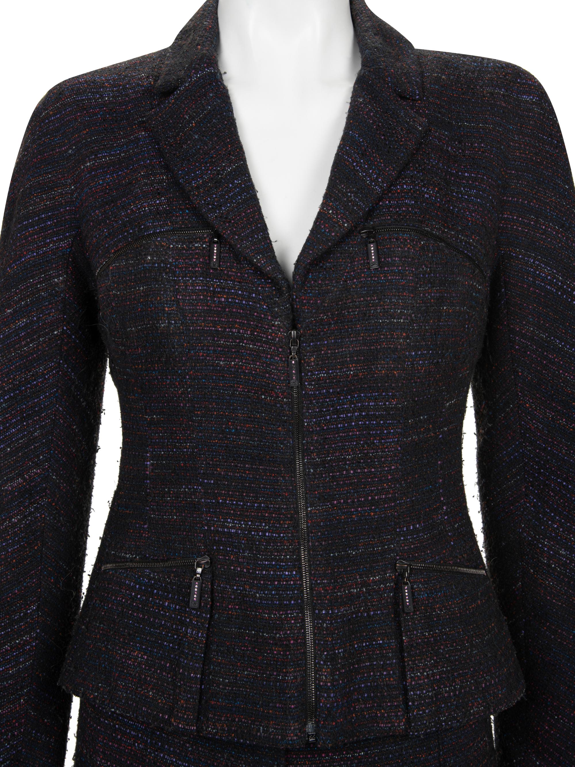 Chanel Tweed Pantsuit, Fall 2002