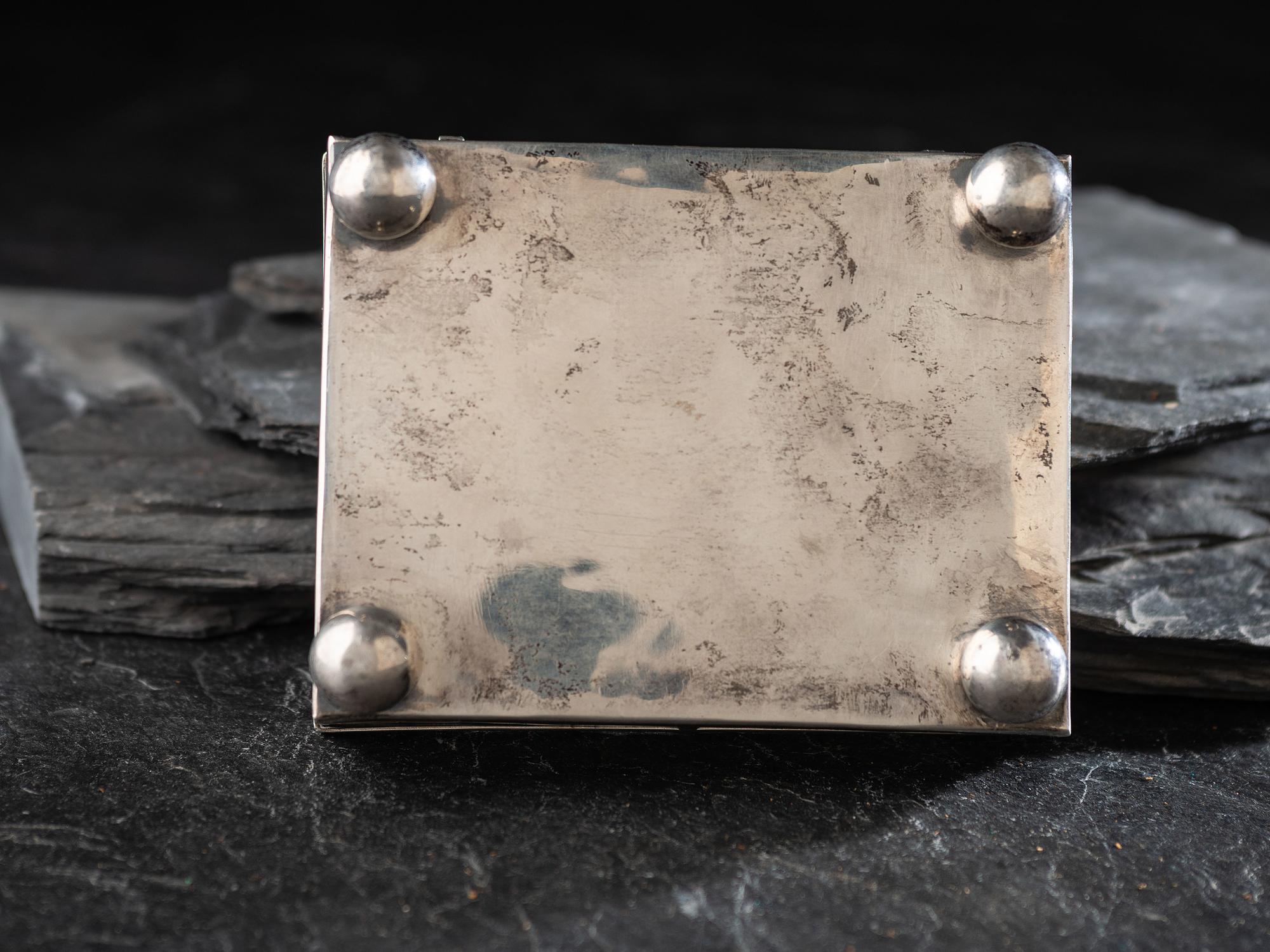 Navajo Silver and Morenci Turquoise Box
