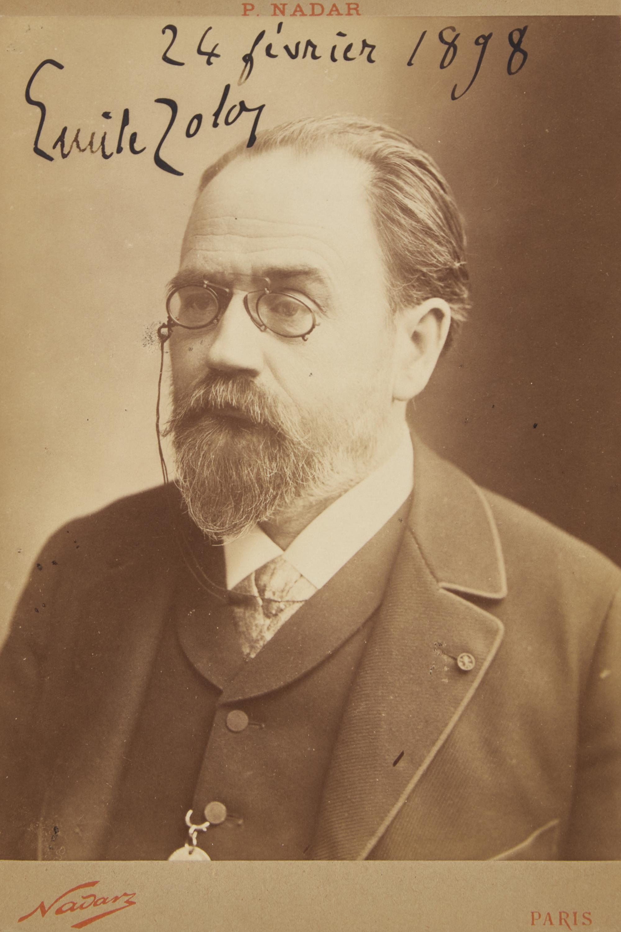 [Dreyfus Affair] Zola, Emile, and Alfred Dreyfus, et al. Group of 5 Signed and Inscribed Items