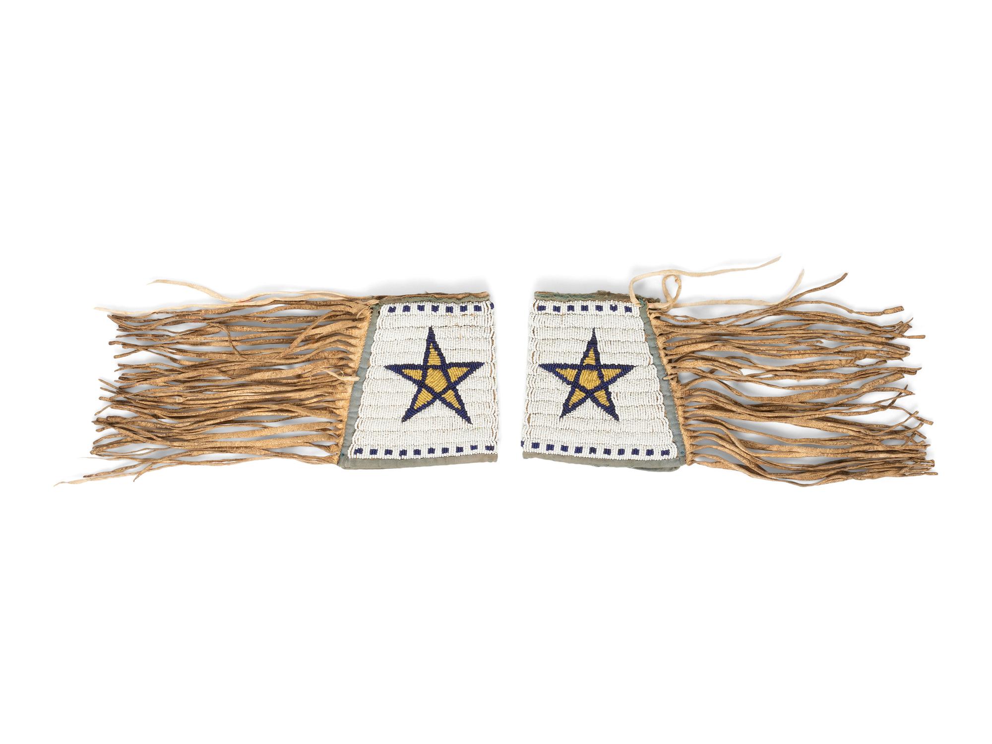 Northern Plains Pouche, Cuffs, and Hair Drop