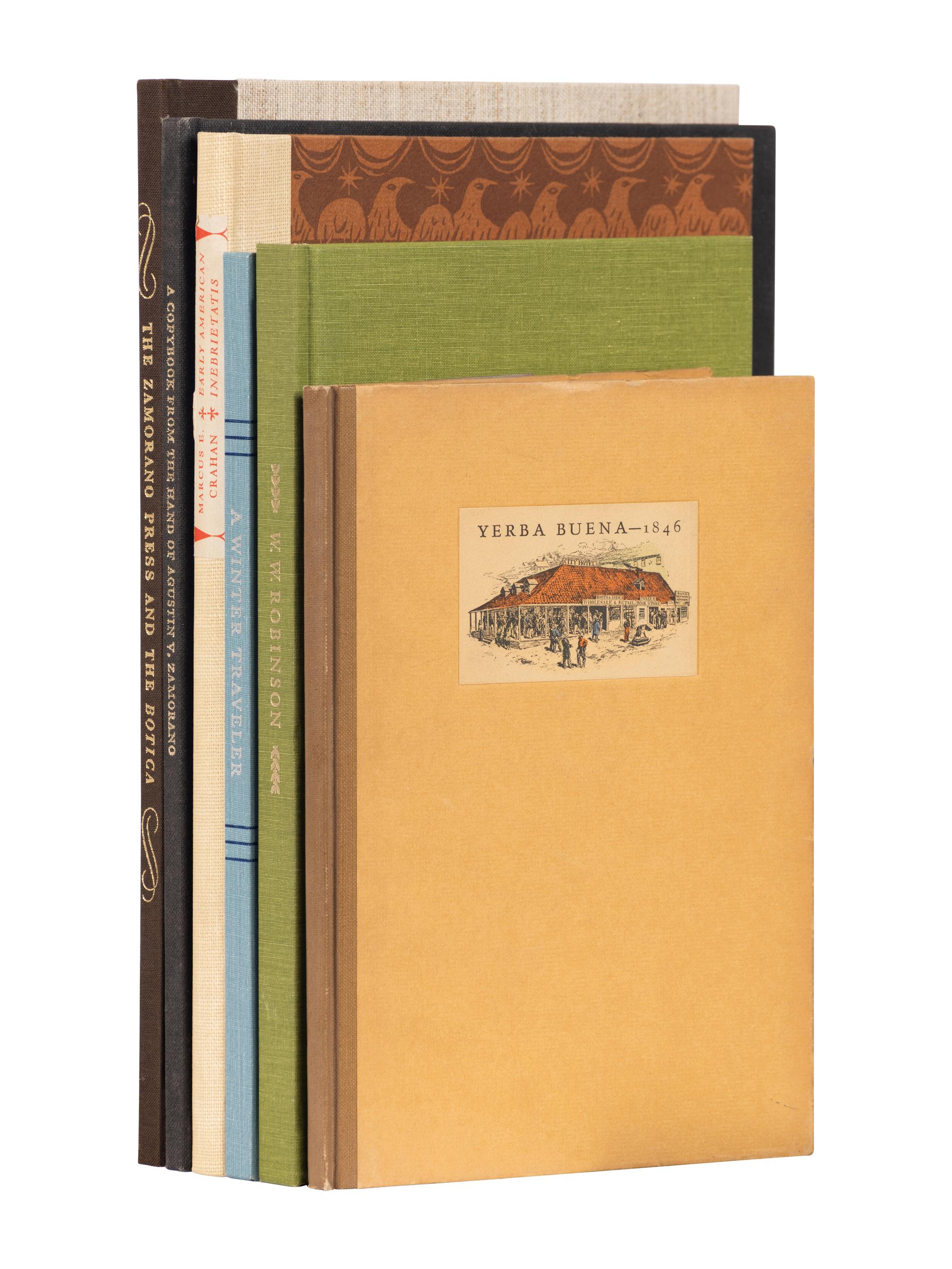 [ZAMORANO]. A group of 7 works from the Zamorano Club, comprising: