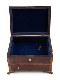 A Group of Three English Gilt-Bronze Mounted Boxes