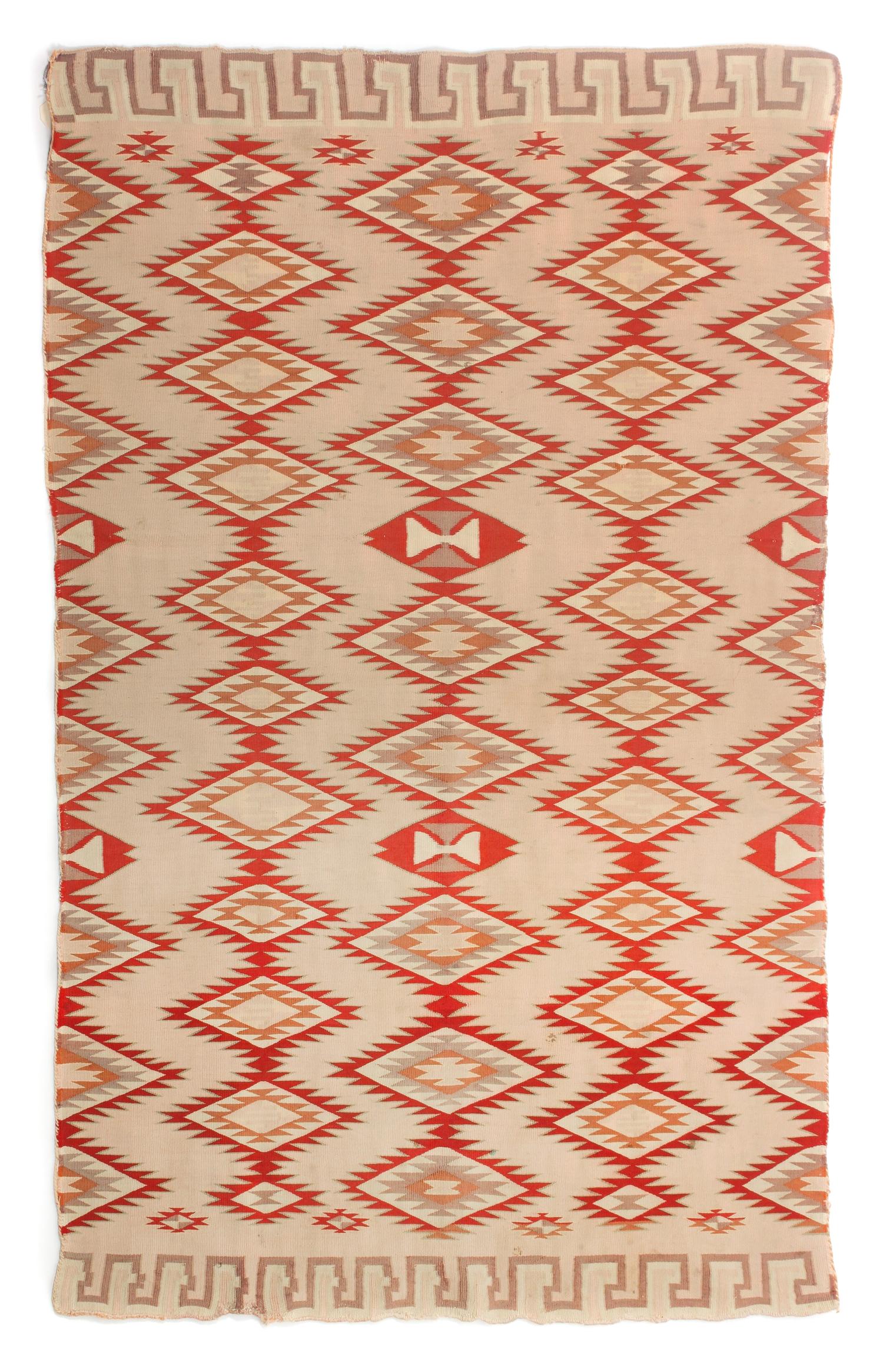 A Navajo Germantown Weaving 56 3/4 x 38 1/2 inches.