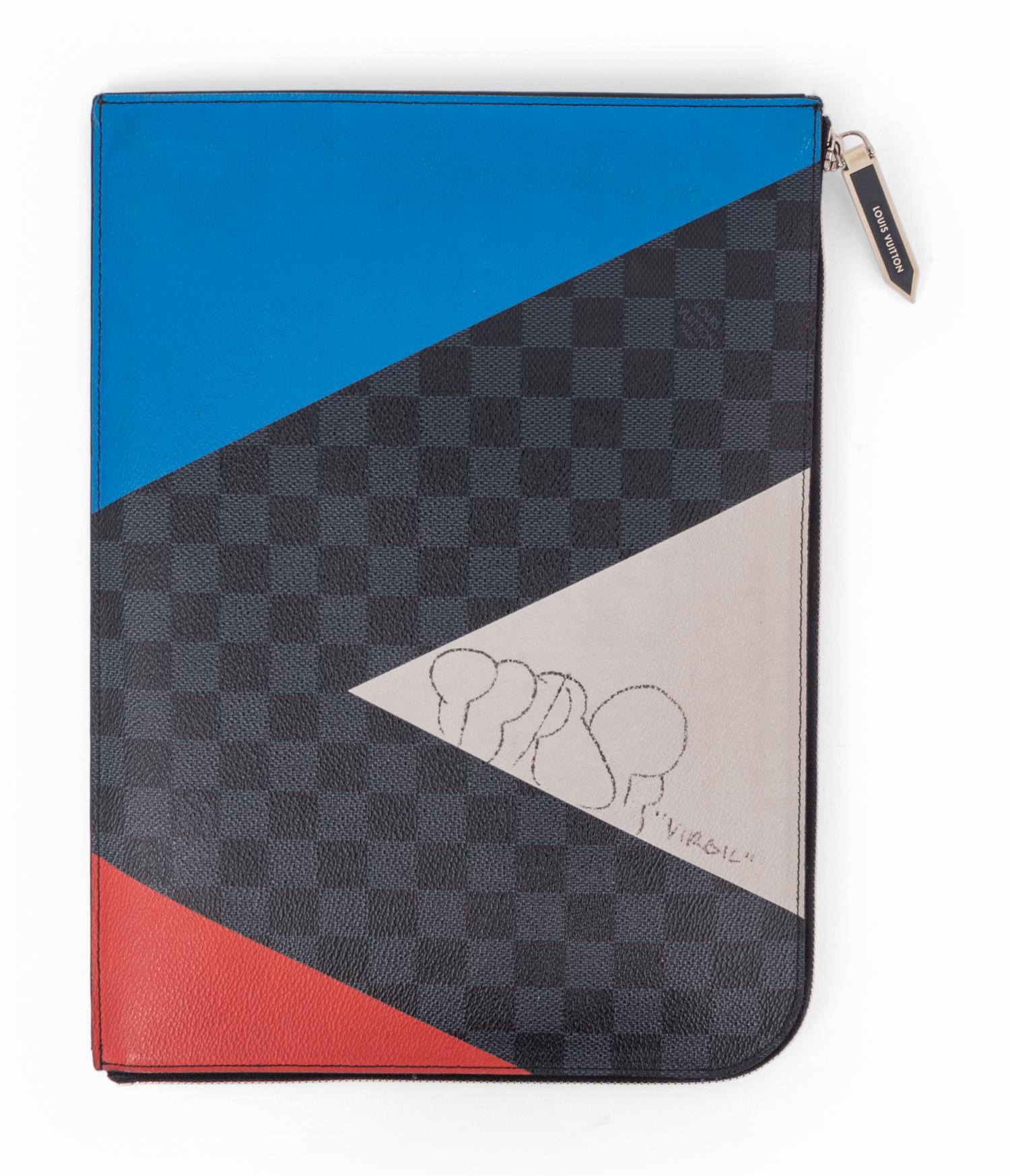 Louis Vuitton Portfolio, 2017 - Autographed by Virgil Abloh in 2019