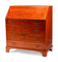 A Chippendale Mahogany Slant-Front Desk
