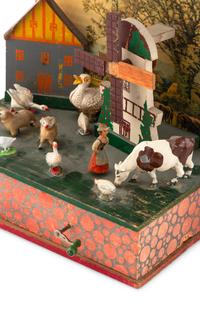 Two Manivelle Musical Tableaux
