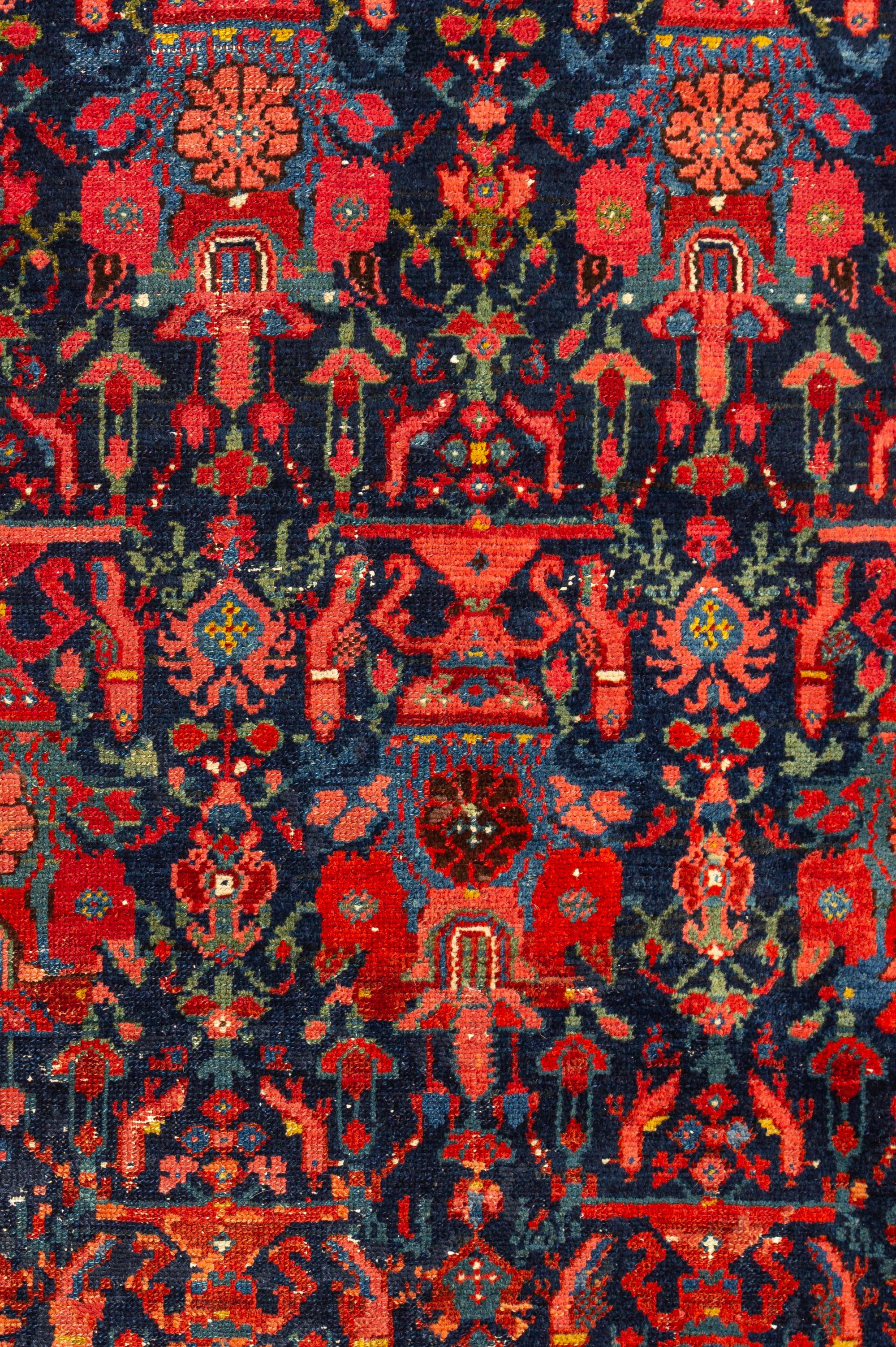 A Hamadan Wool Rug