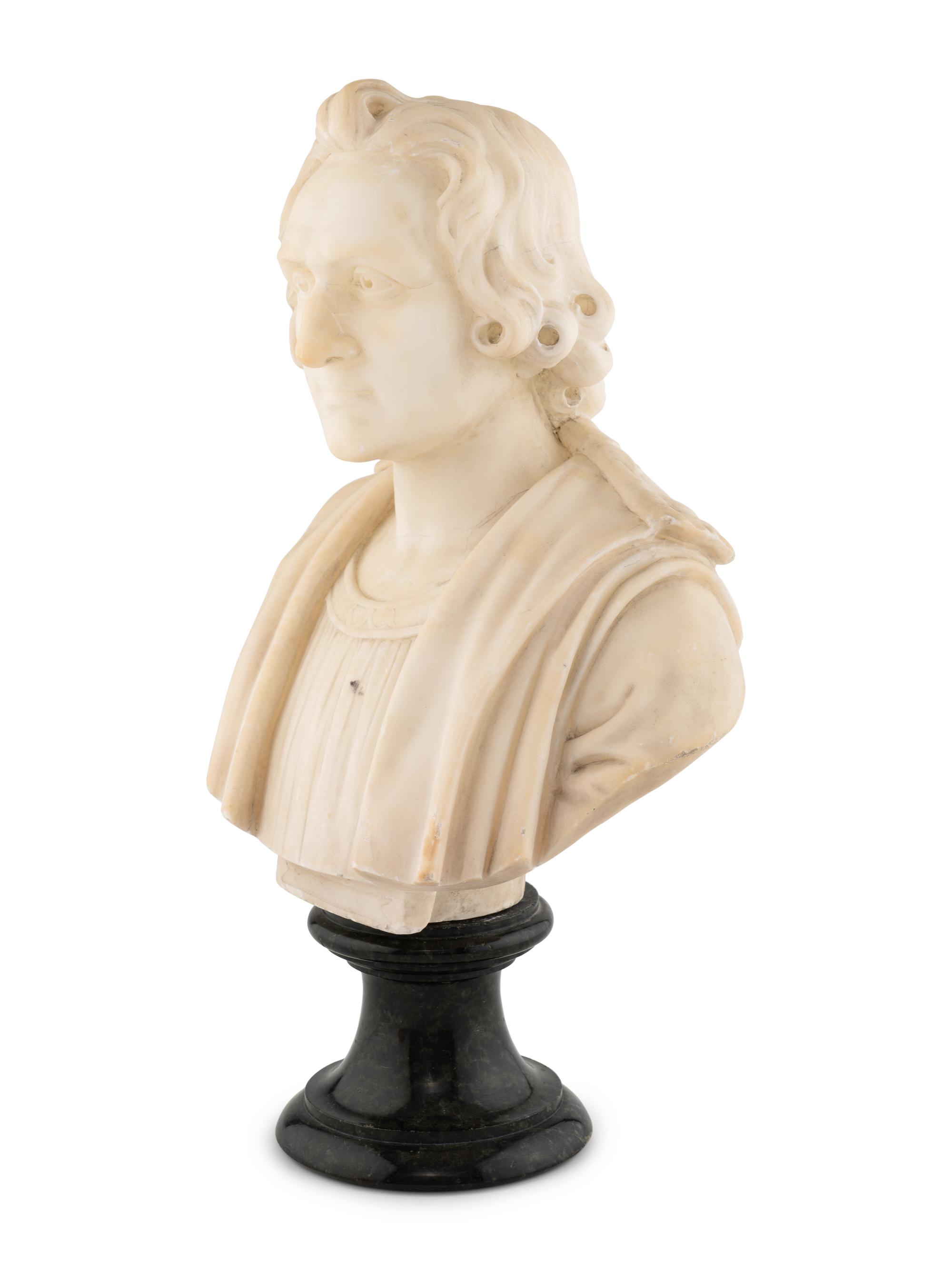A Continental Marble Bust