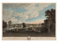 Four English Hand-Colored Landscape Engravings