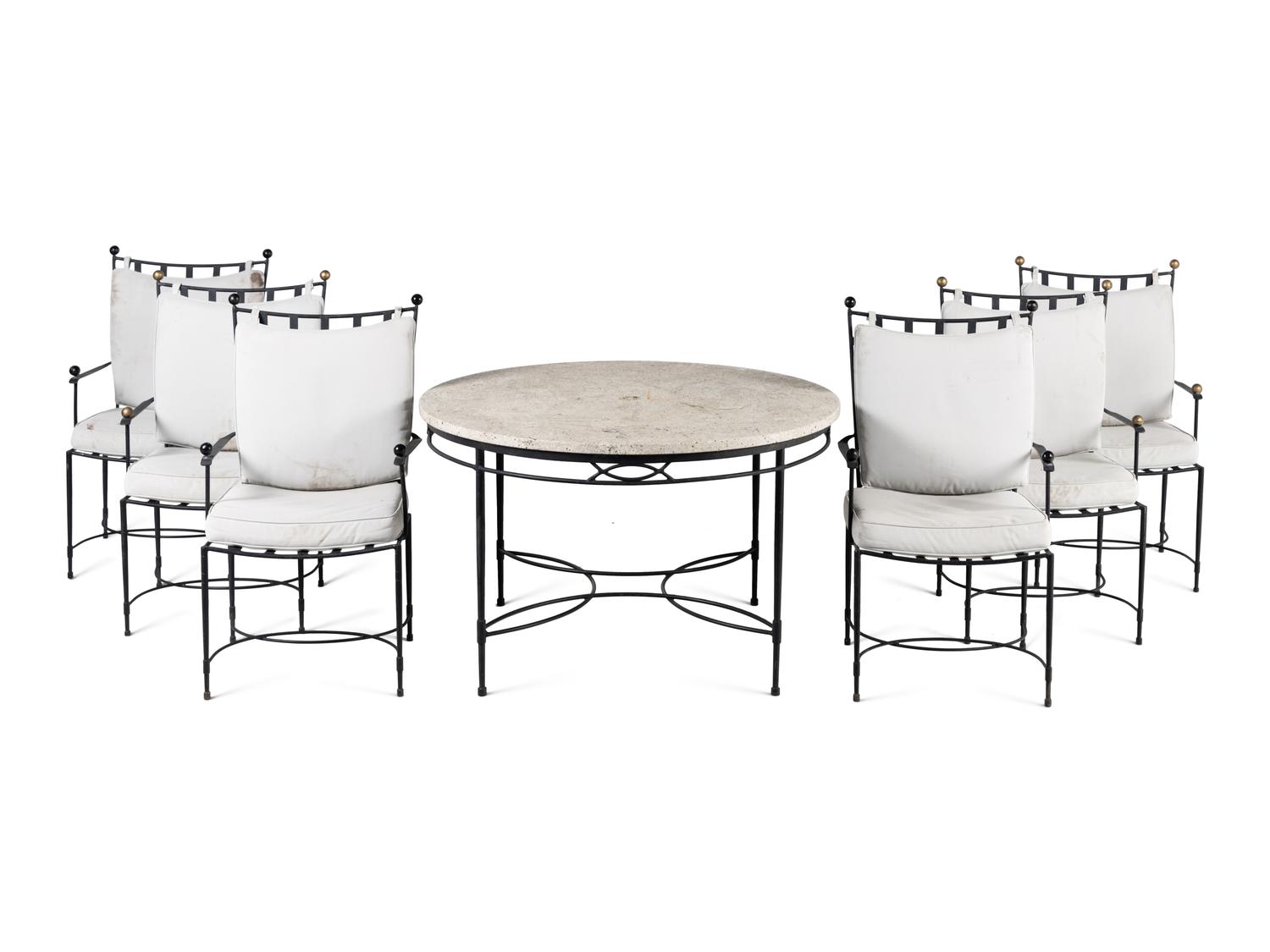 A Mario Papperzini 'Amalfi' Dining Suite