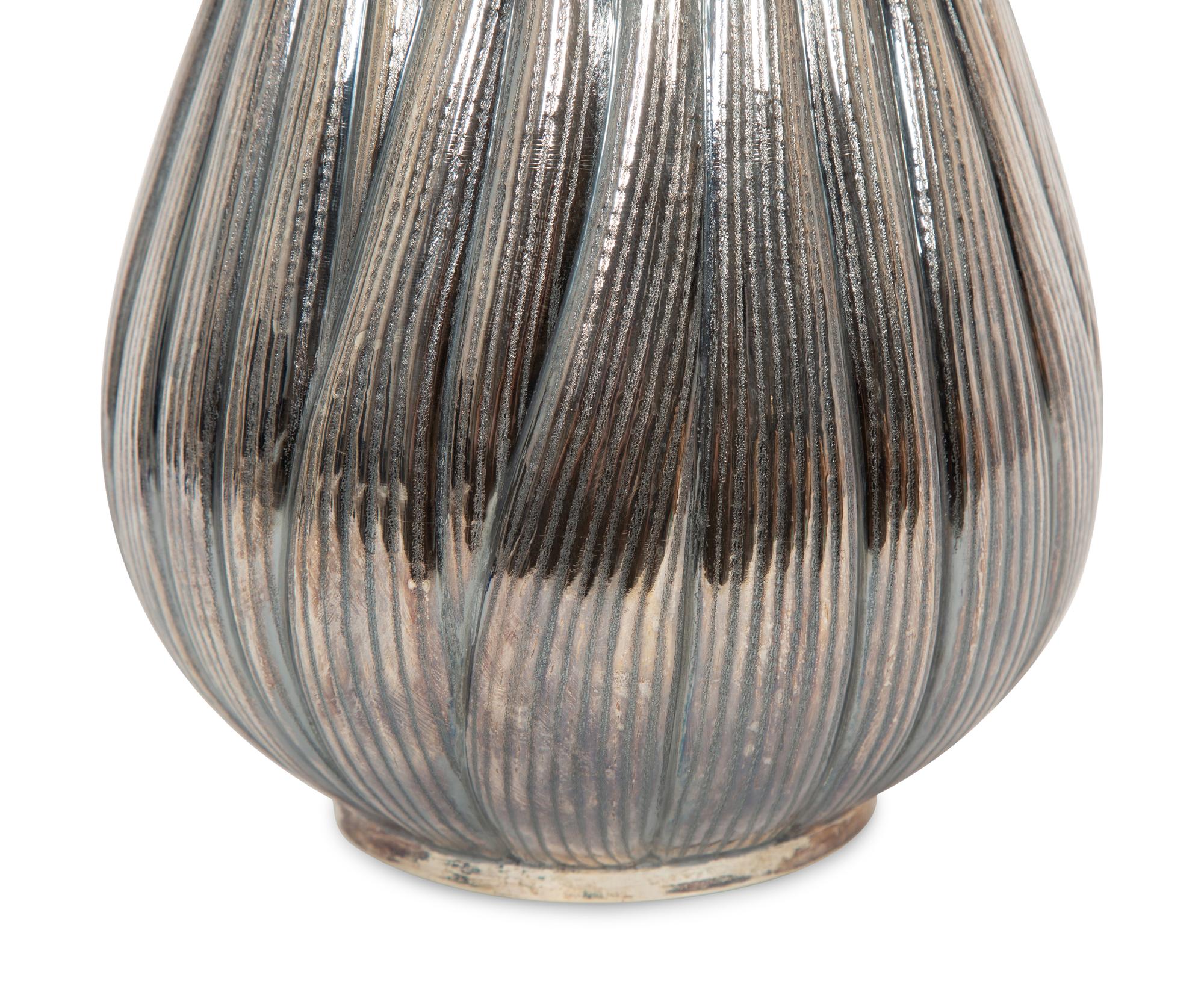 An Italian Silver Vase by Fratelli Cacchione, Milan