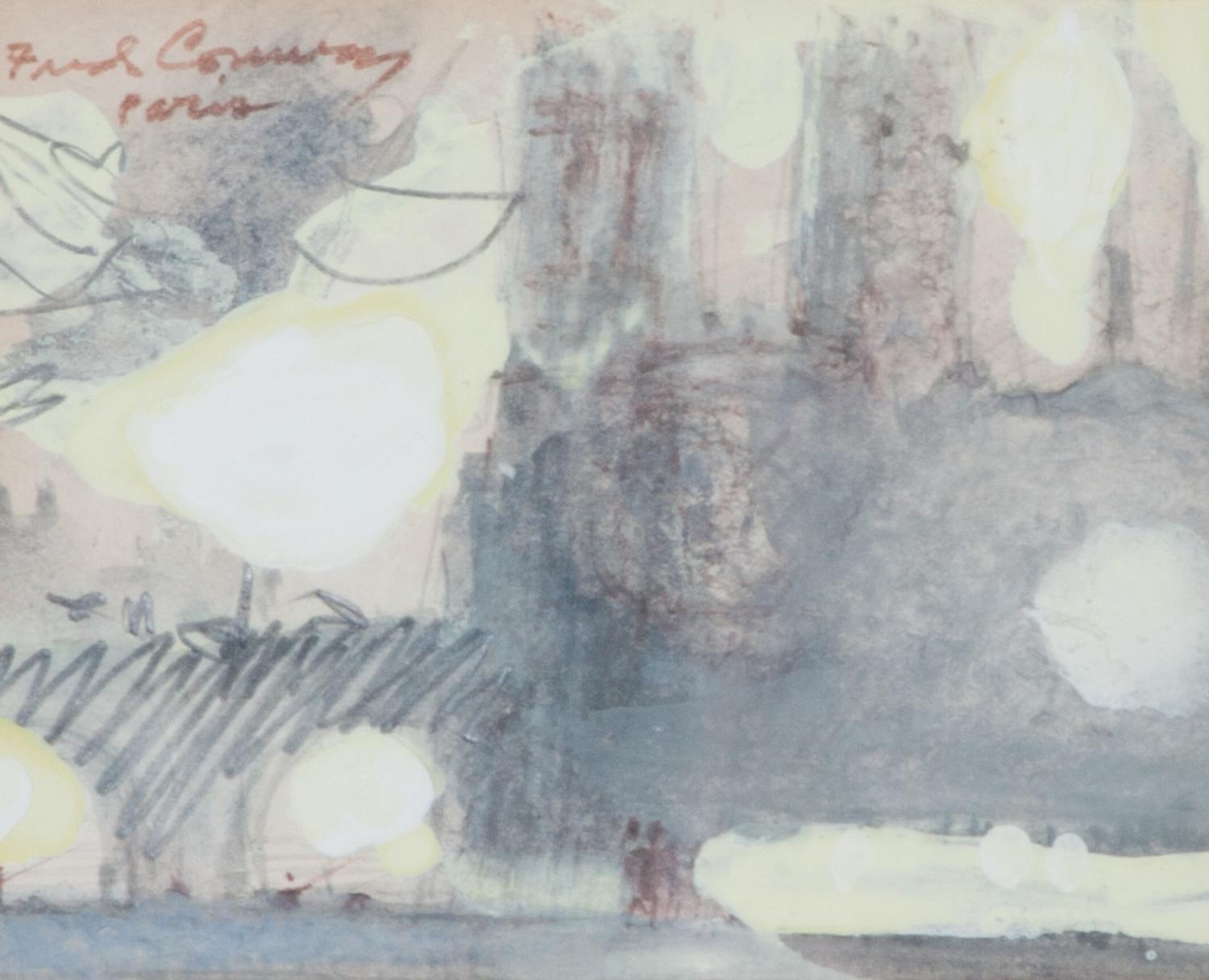 Fred Conway, (American, 1900-1972), Three works: Untitled Abstracts