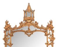 A George III “Chinese Chippendale” Style Giltwood Mirror